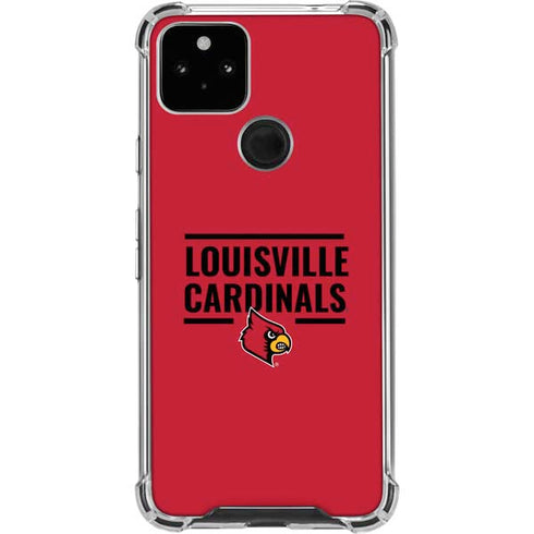 University of Louisville Cardinals Striped Pixel Cases